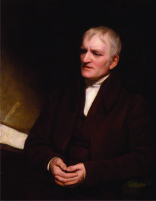 Dalton’un sonraki yaşamında Thomas Phillips, Ulusal  Portre Galerisi, Londra (1835). Daltonizm (Renk Körlüğü)
